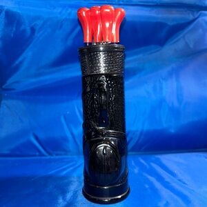 Vintage Avon collectible golf bag and clubs aftershave bottle